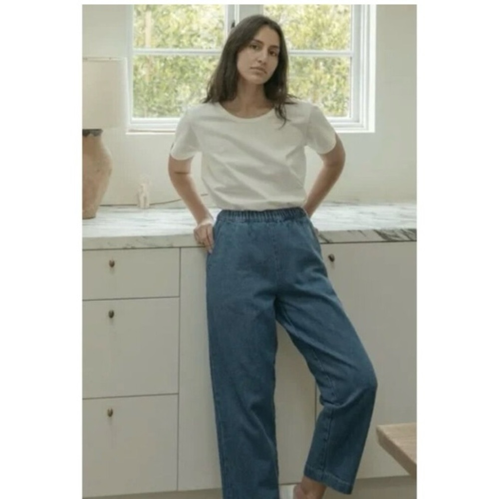 Gillian Stevens Luca pants in denim, size 2